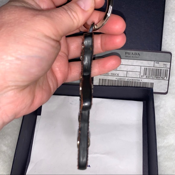 PRADA Saffiano Leather Purse/Key Charm - Picture 10 of 16